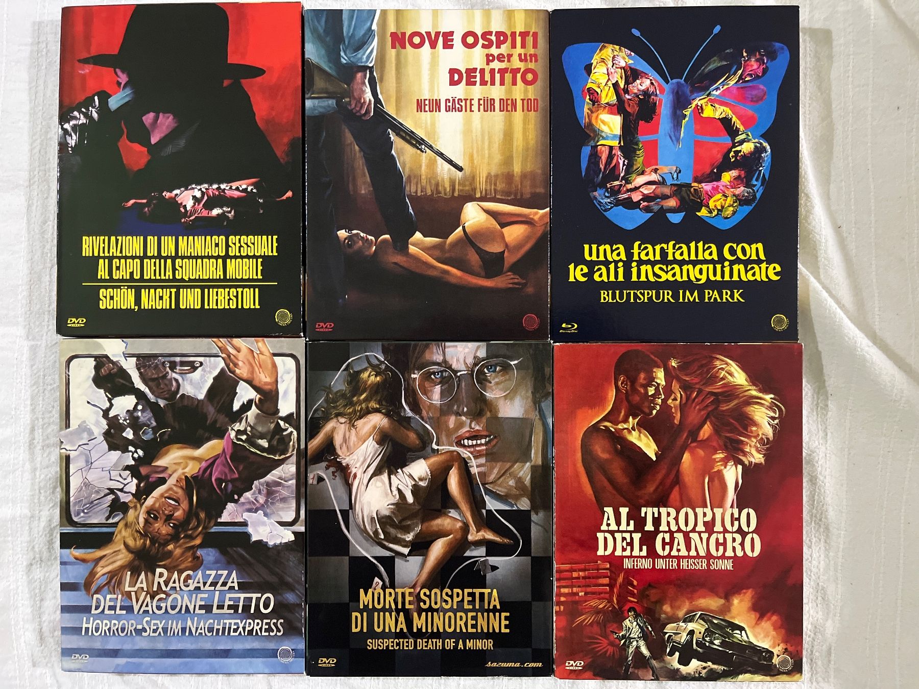 Tutti i DVDs: 6 X Giallo – Usato da Basel venduto da patku79