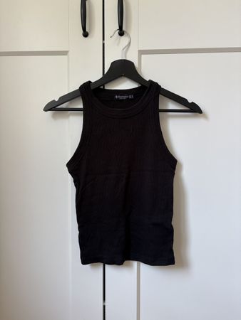 Stradivarius Tanktop Gr. XS Schwarz