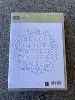 Stampin up Hintergrundstempel Alphabeth