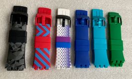 6 x Armbänder bracelets SWATCH TOUCH 22mm ★ unbenutzt