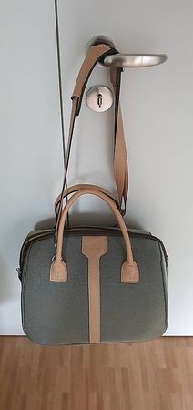 Samsonite Business-Reisetasche mit Lederbesatz