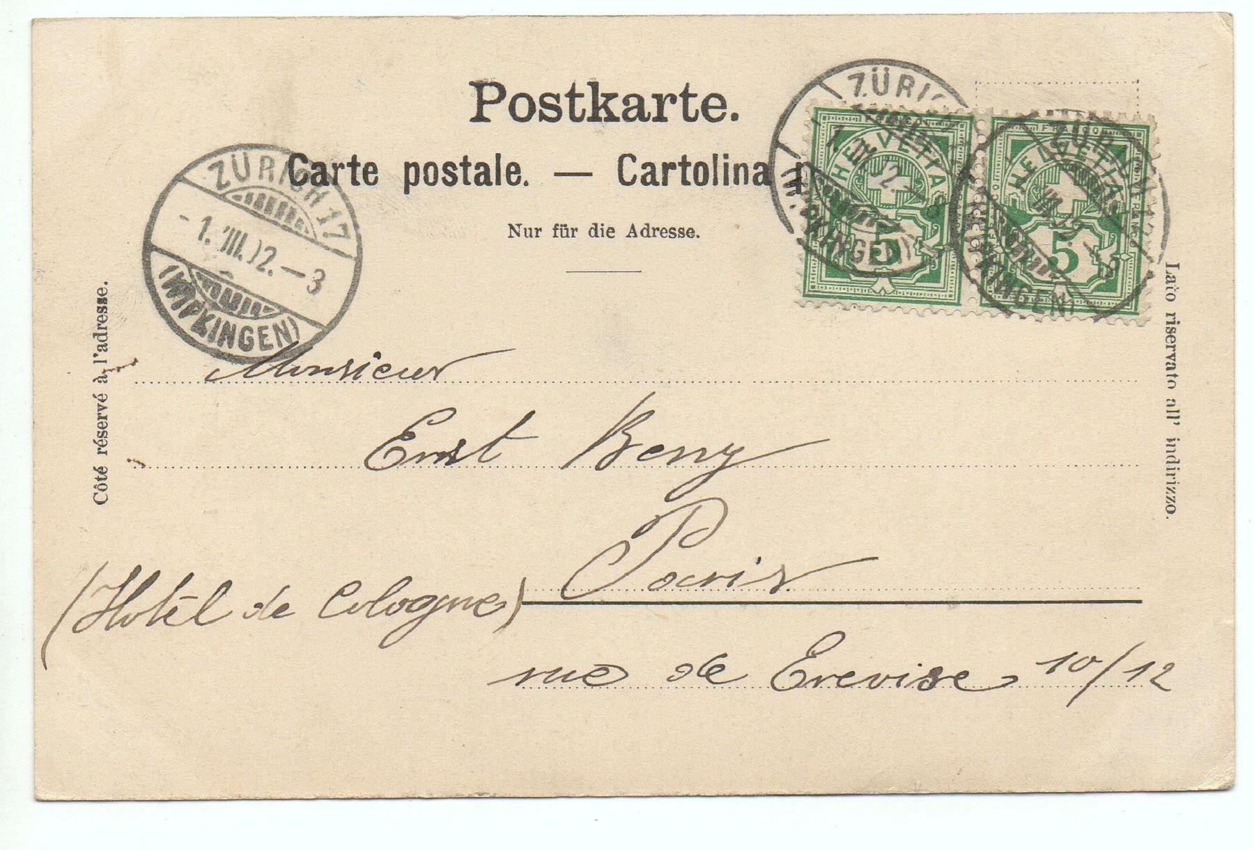 Cartes postales: ZÜRICH Strassenbahn, Tram – D'occasion à Jona par philajona 1