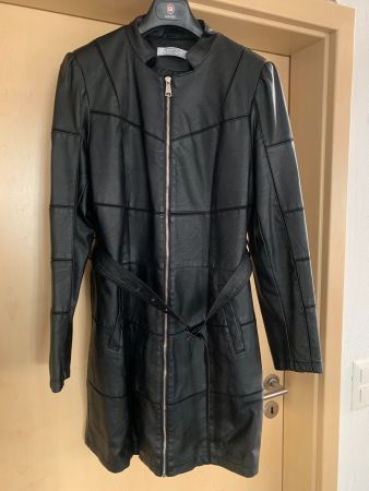 Damen-Kunstledermantel Gr. XXL