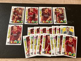 Panini Adrenalyn Calciatori 2018-19 Lot 21x Karten AS Roma