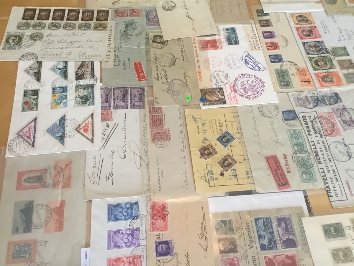 Tutti i francobolli: Lotto 1 Italia e RSM  – Usato da cassina d'agno venduto da Scorti1961 6