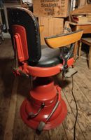 Vintage Coiffeur Friseur Stuhl Kinder , 30'er/40'er Jahre