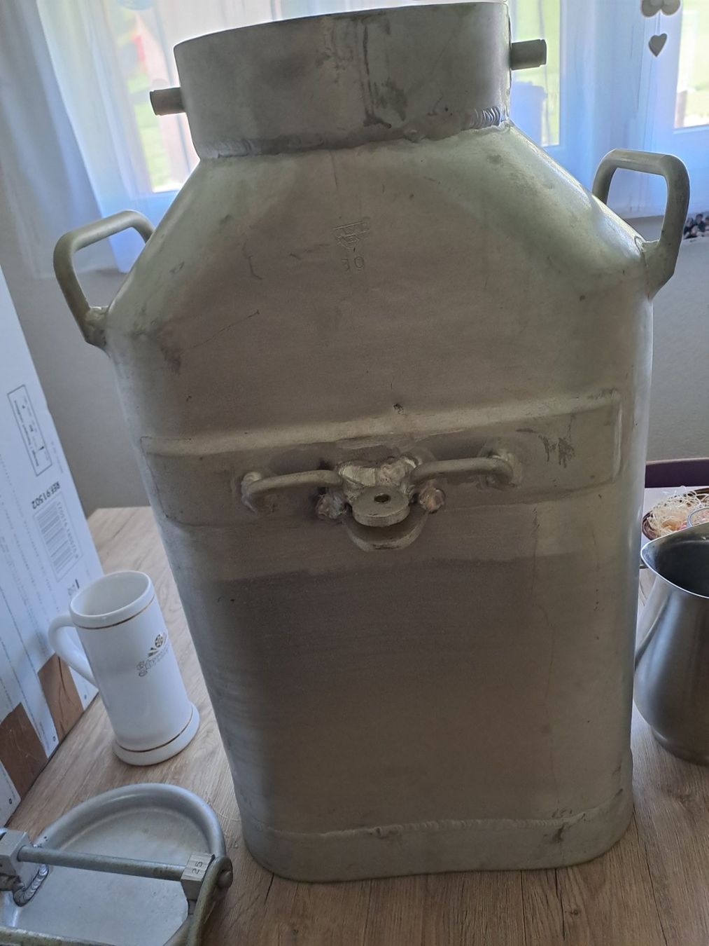 Landwirtschaft: 25 l Milchkanne / Aluminium – Gebraucht aus Wattwil von Minuet 1