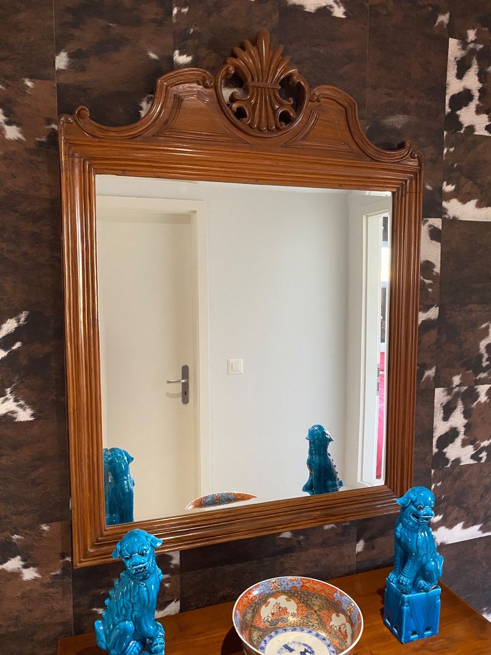 Cassettiere: Commode / Cabinet & miroir style antique Teck – Usato da Versoix venduto da mic_z7c9 1