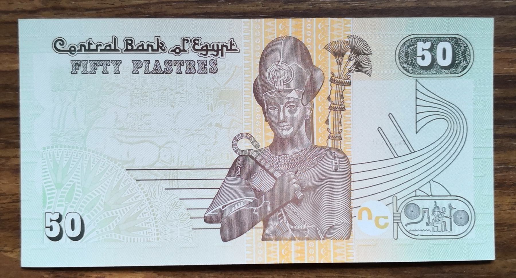 Banconote: Ägypten-50 Piastres UNC – Nuovo (secondo la descrizione) da Hittnau venduto da stamps_and_coins