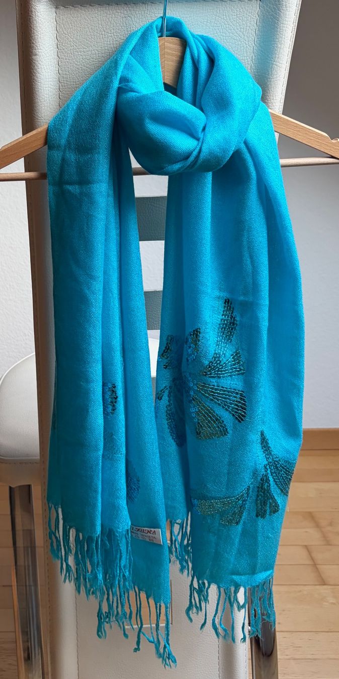 Foulards, Tücher & Schals: Kaschmir / Seide Pashmina – Gebraucht aus Unterägeri von Jutka_04 5