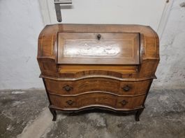 Sekretär Schreibtisch Schubladen antik Holzfurnier guter Zus