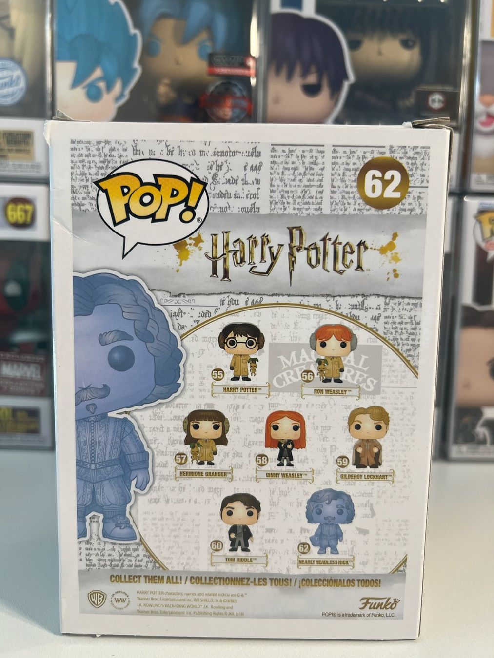 Funko Statuette: Funko POP! Harry Potter Nearly Headless Nick – Nuovo e nell'imballaggio originale da Le Mouret venduto da perfectbijou 2