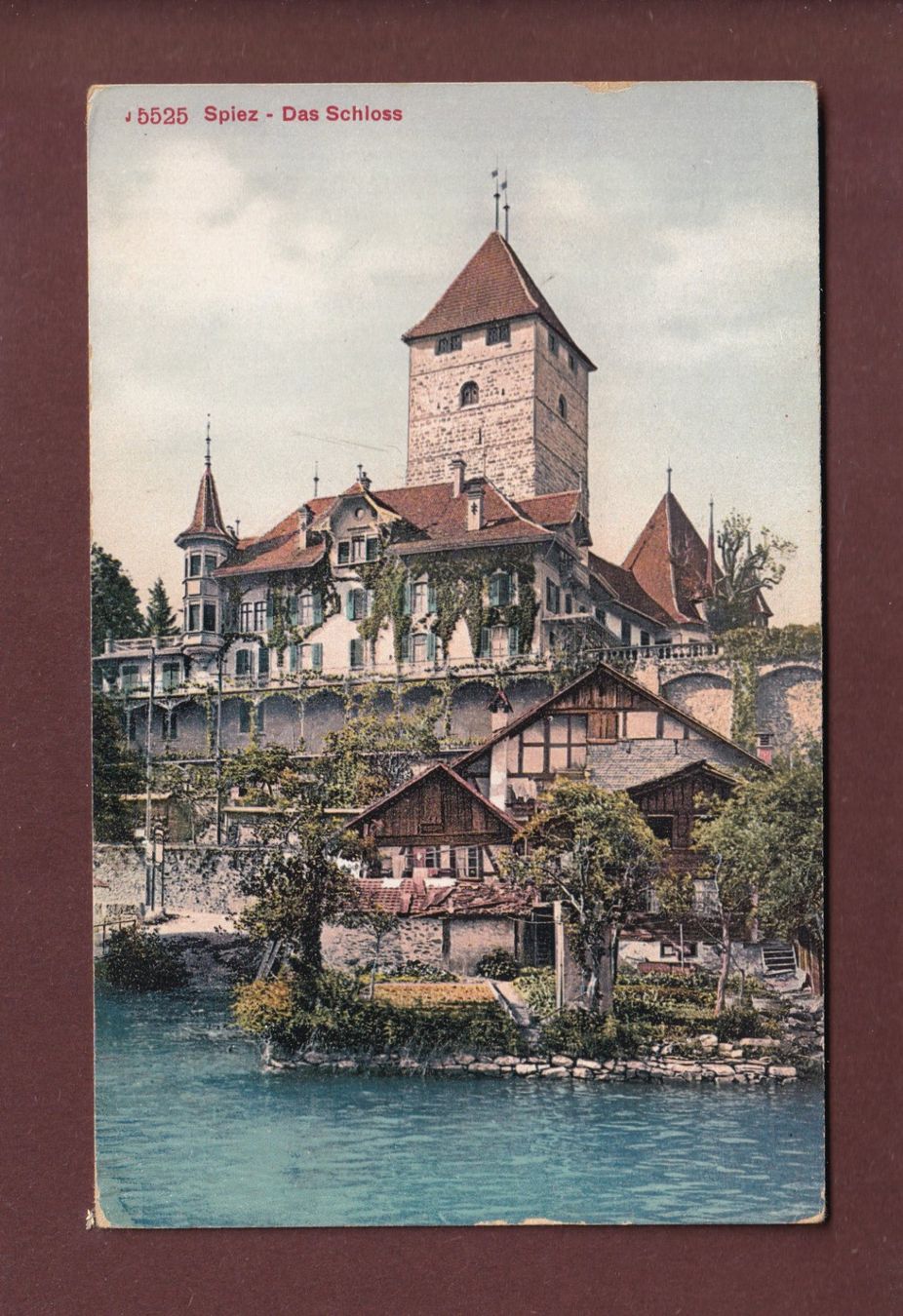 Cartoline postali: SPIEZ - Schloss – Usato da Pully venduto da nicecards