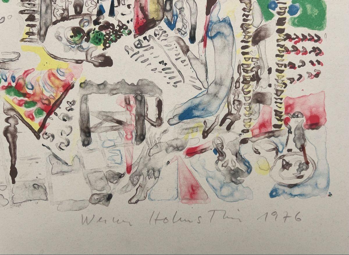 Grafica & Litografie: Werner Holenstein, handsigniert, nummeriert – Usato da Rain venduto da Pic-Ass 2