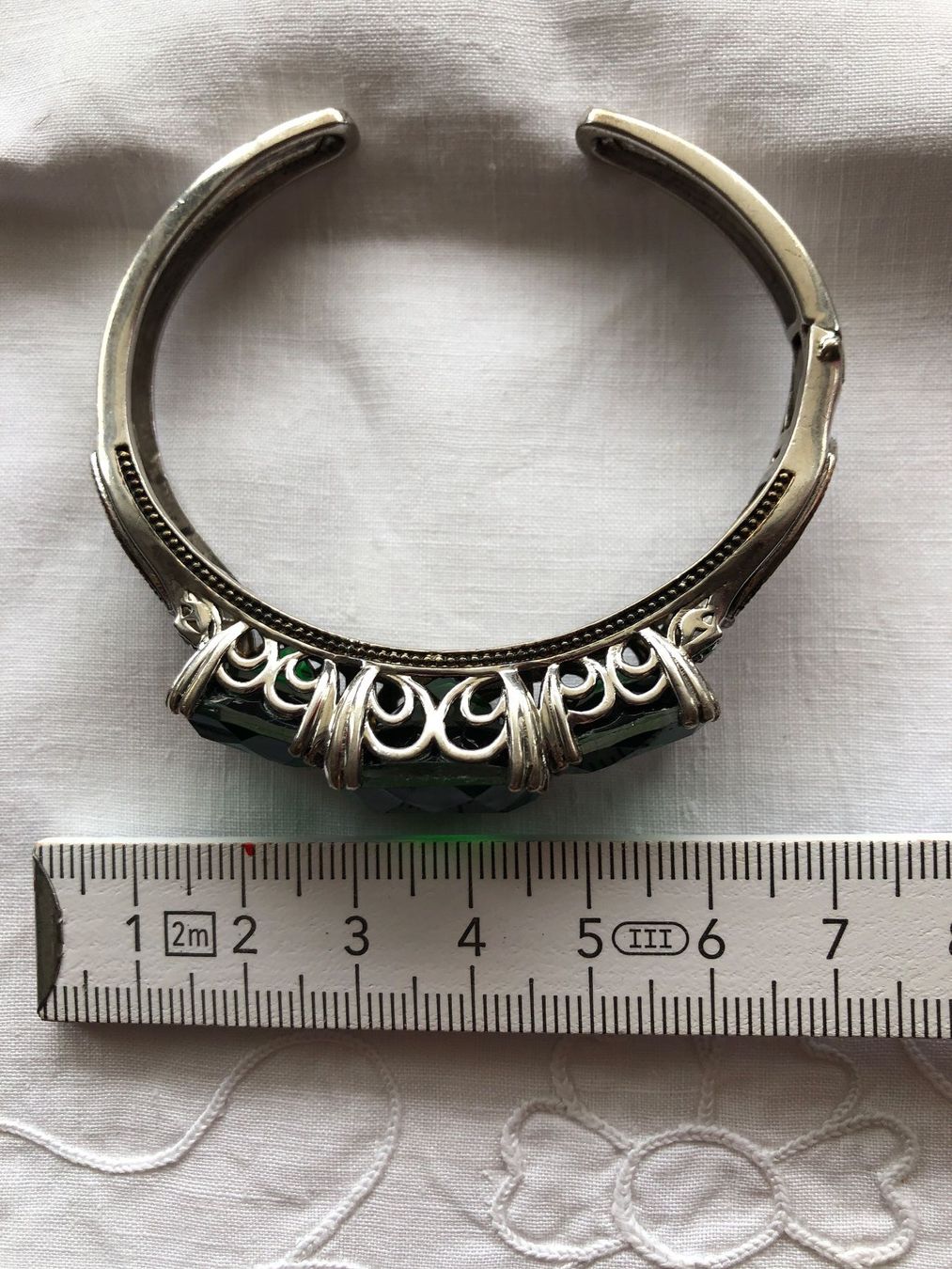Bracciali & Braccialetti: Silber Armreif 925  Chromdiopsyd Chuck Clemency – Usato da Zollikofen venduto da lorik007 9