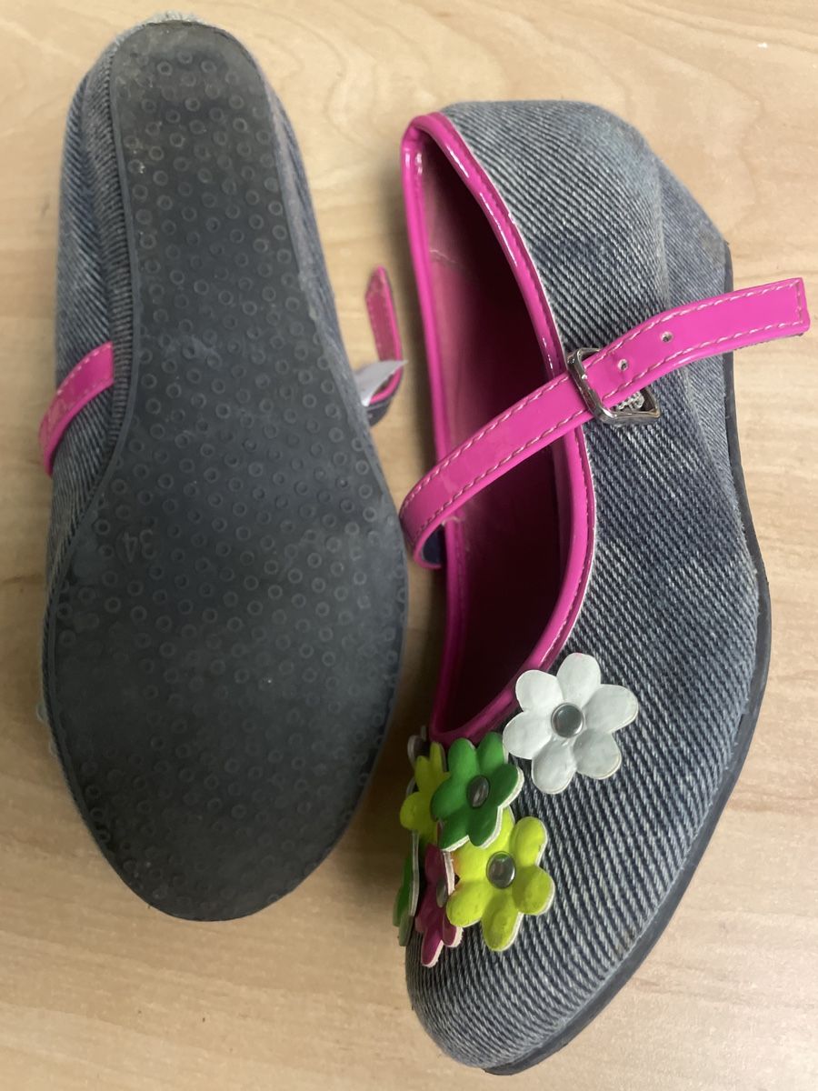 Graceland Scarpe per ragazze: Graceland Ballerina Stoff, Blumen, Gr. 35 – Usato da Obergerlafingen venduto da cabo4 2
