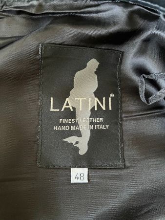 Exklusive Lederhose Latini (Made in Italy), Lammnappa Gr. 48