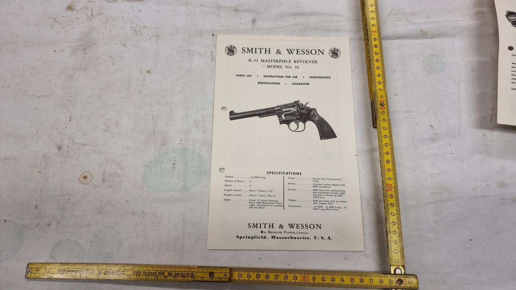 Alben: PARTS LIST SMITH & WESSON MOD.16 – Gebraucht aus Cama von anto_a