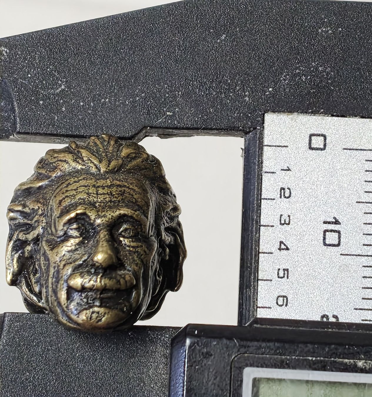 Figuren: Albert Einstein MINI Figur Messing – Gebraucht aus Uerkheim von Justi.y 6