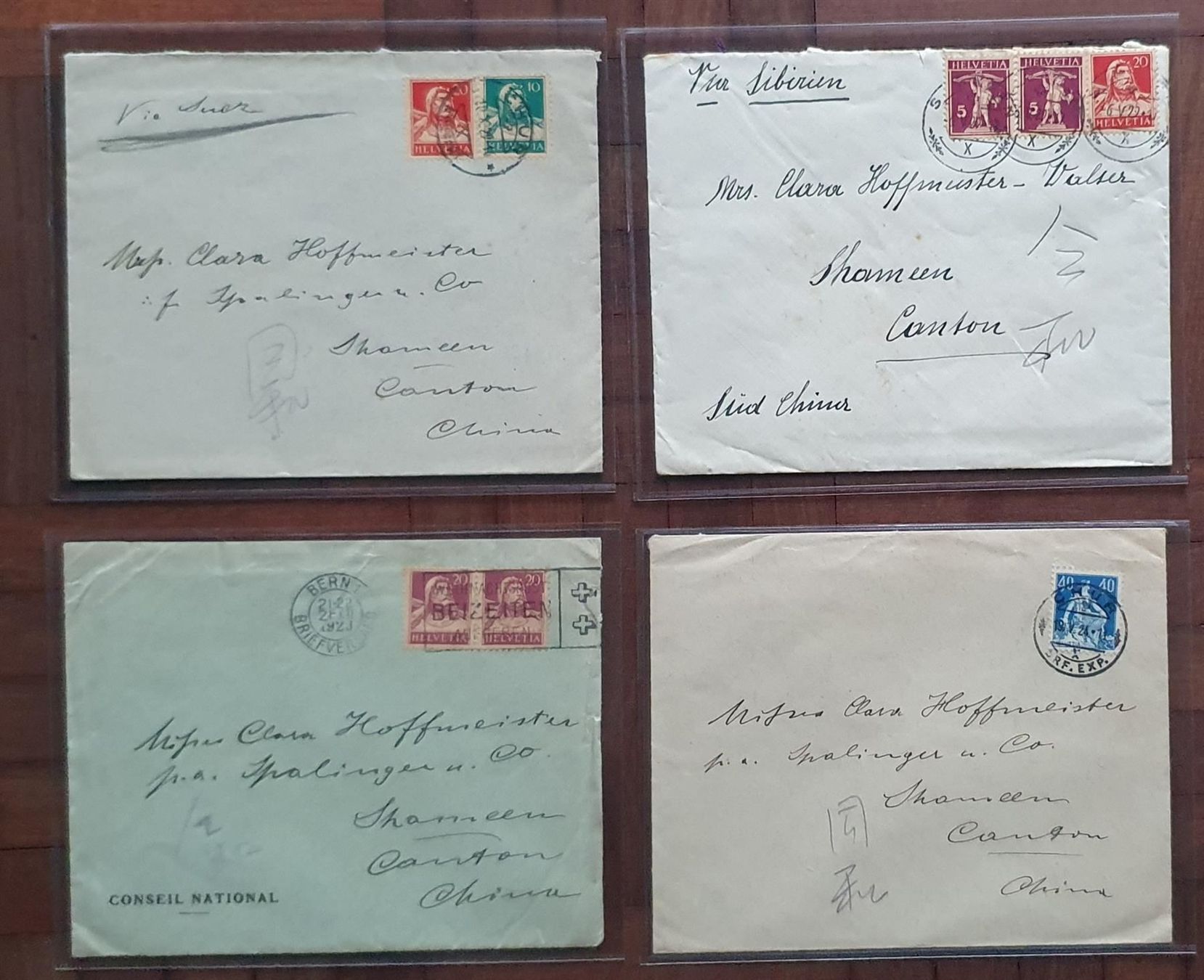 Alle Briefmarken: Lot Briefe und Belege China – Gebraucht aus Kreuzlingen von Rschweiz1 9