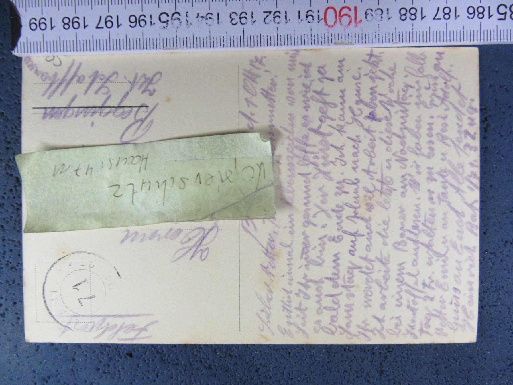 Cartoline postali: BÜSSERACH 1917 SO AK GENERALANSICHT FELDPOST – Usato da Ettingen venduto da Hausi4711 3