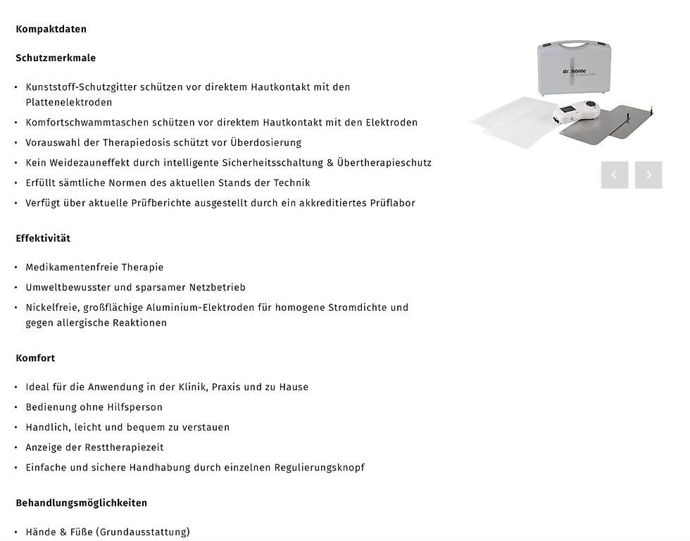 Attrezzature mediche: Dr. Hönle Idromed 5 PS Iontopherese Gerät – Usato da Küsnacht ZH venduto da Bollha