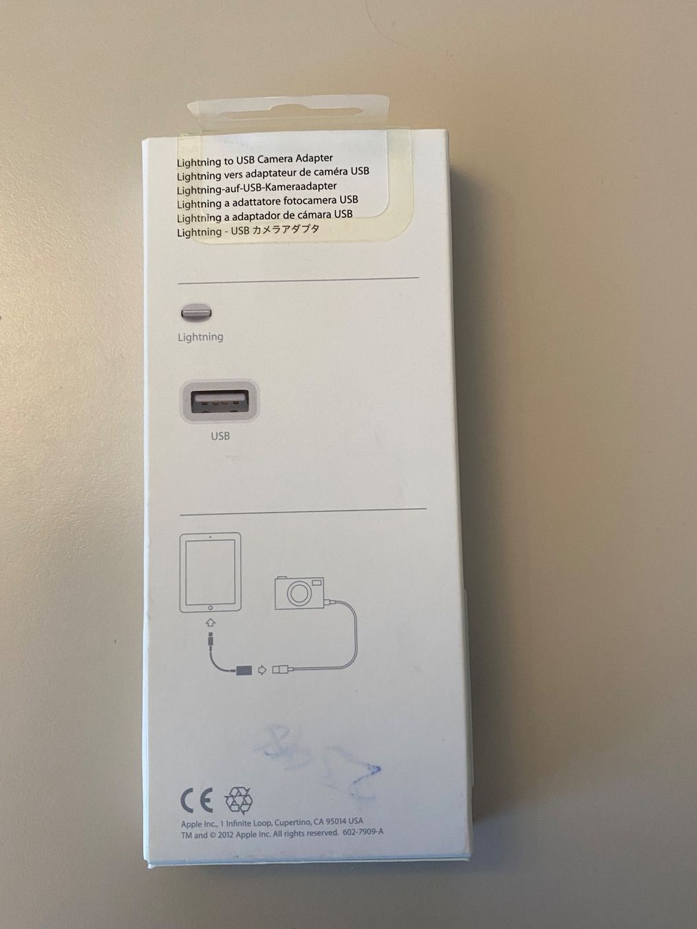 Apple Laufwerke & Adapter: Apple Lightning to USB Camera Adapter MD821ZM/A – Gebraucht aus obfelden von garenipa 1