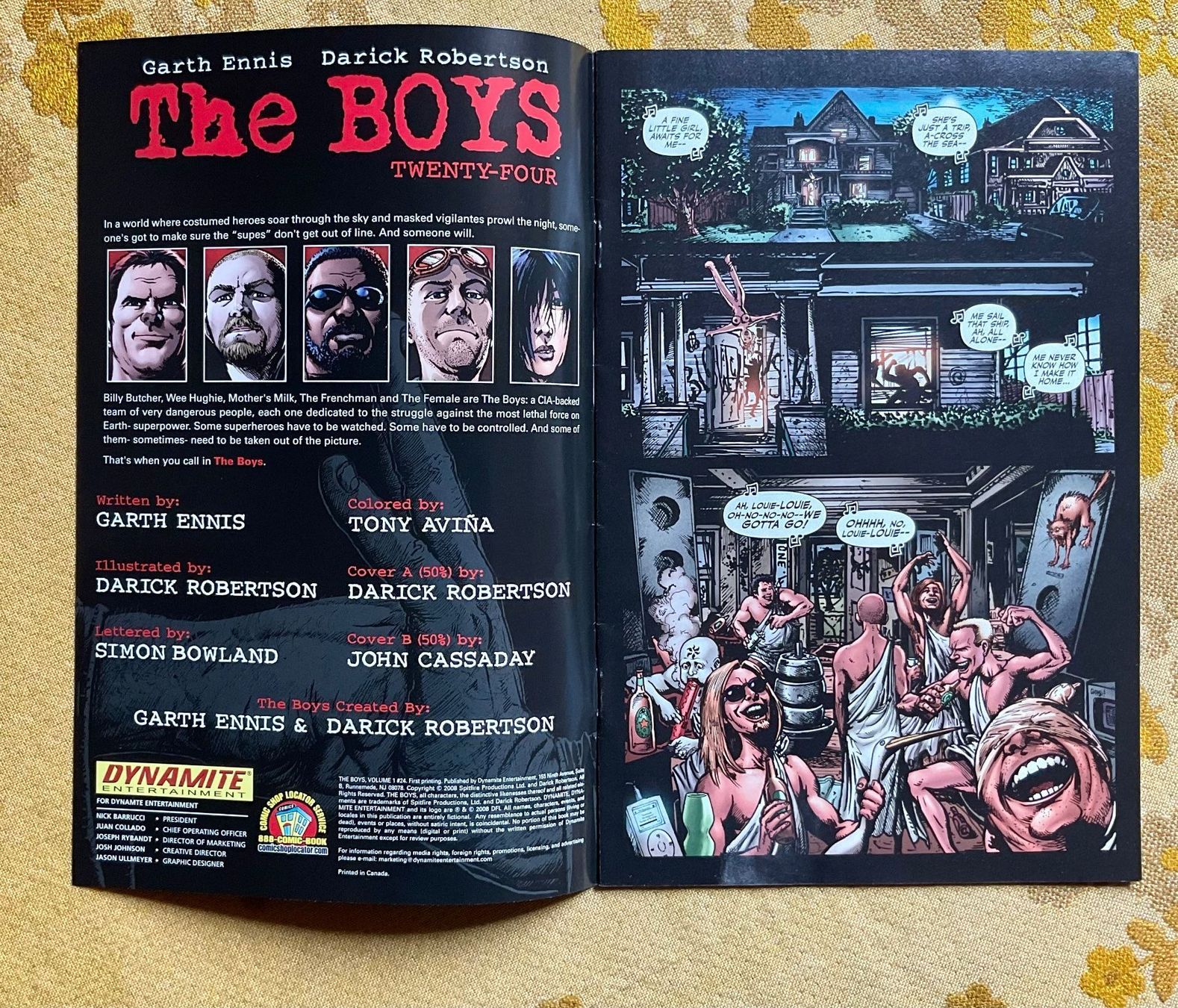 Fumetti: The Boys Heft von 2008 ENGLISCH – Nuovo (secondo la descrizione) da Endingen venduto da nathan05 2