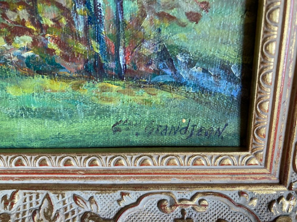 Tableau signé G.Grandjean, Sagne-Eglise . (D'occasion) à La Chaux-de ...