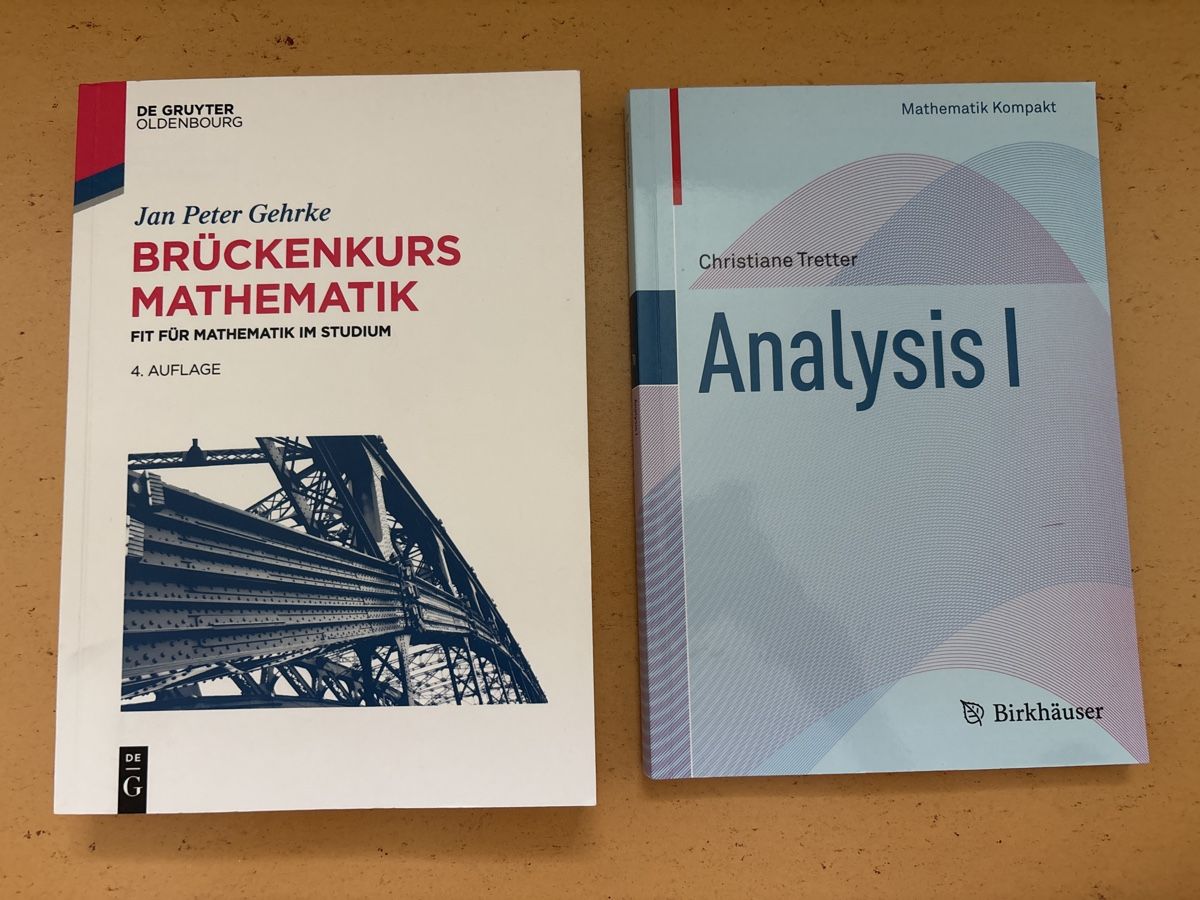Libri: 2 Mathematik Bücher: Brückenkurs & Analysis I – Nuovo (secondo la descrizione) da Zürich venduto da del_gdm2