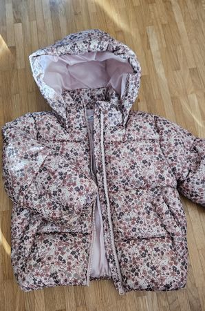 H&M Steppjacke Blumenmuster Grösse 98/104 gut erhalten