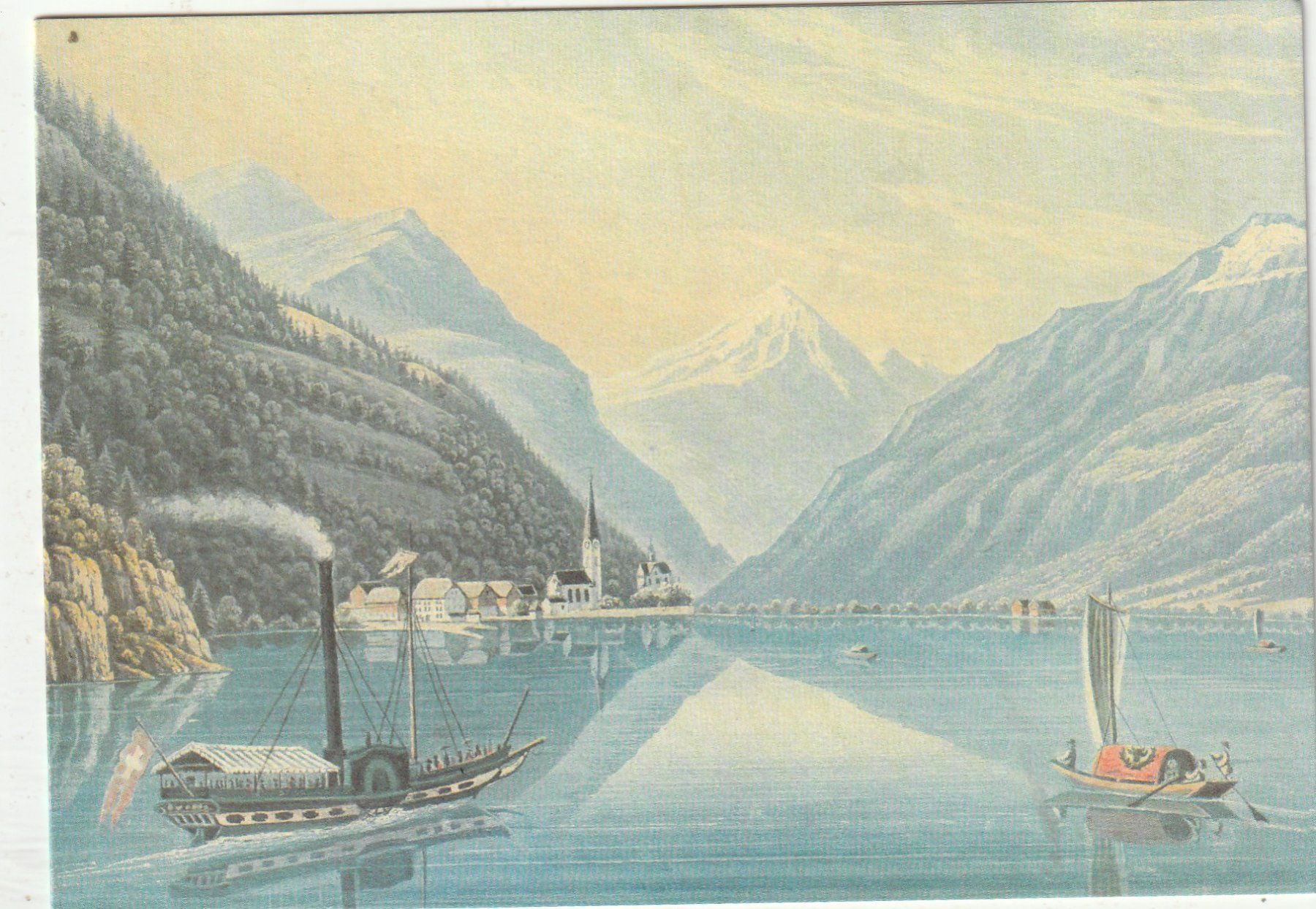 Cartoline postali: Flüelen Grusskarte – Usato da Lumbrein venduto da made02