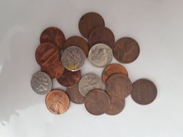 Konvolut Münzen USA