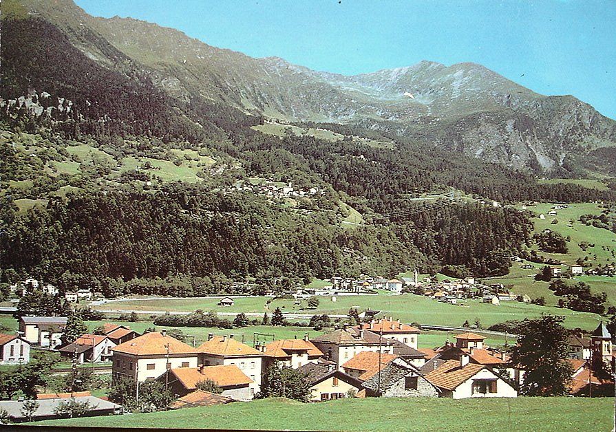 Ansichtskarten: AMBRI con Quinto, Deggio e Pécian - Stempel Bahn und Grotto – Gebraucht aus Jona von philajona