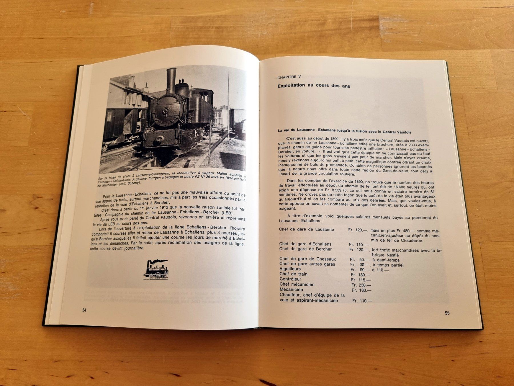 Livres: 100 ans LEB 1873-1973 – D'occasion à Birrwil par dirtyoldtown 3