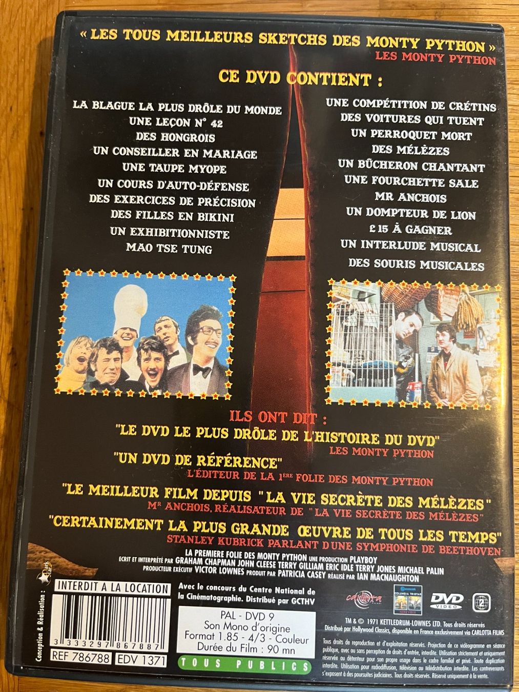 Alle DVDs: La Première folie des Monty Python (DVD, 1971) – Gebraucht aus Vevey von  1