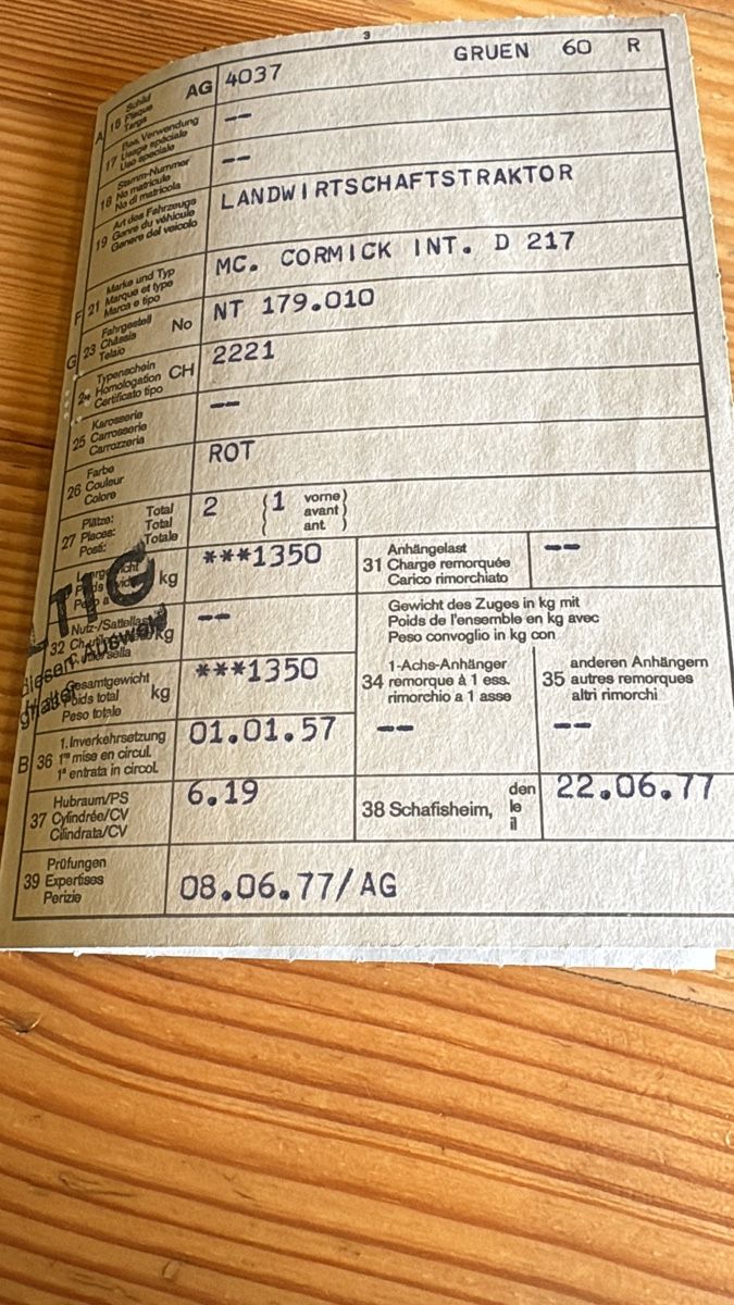 IHC Trattori: Zu verkaufen IHC D217 – Usato da Däniken SO venduto da pillepalle02 4