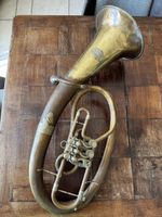 Hirsbrunner Aarau antikes Tenorhorn Instrument
