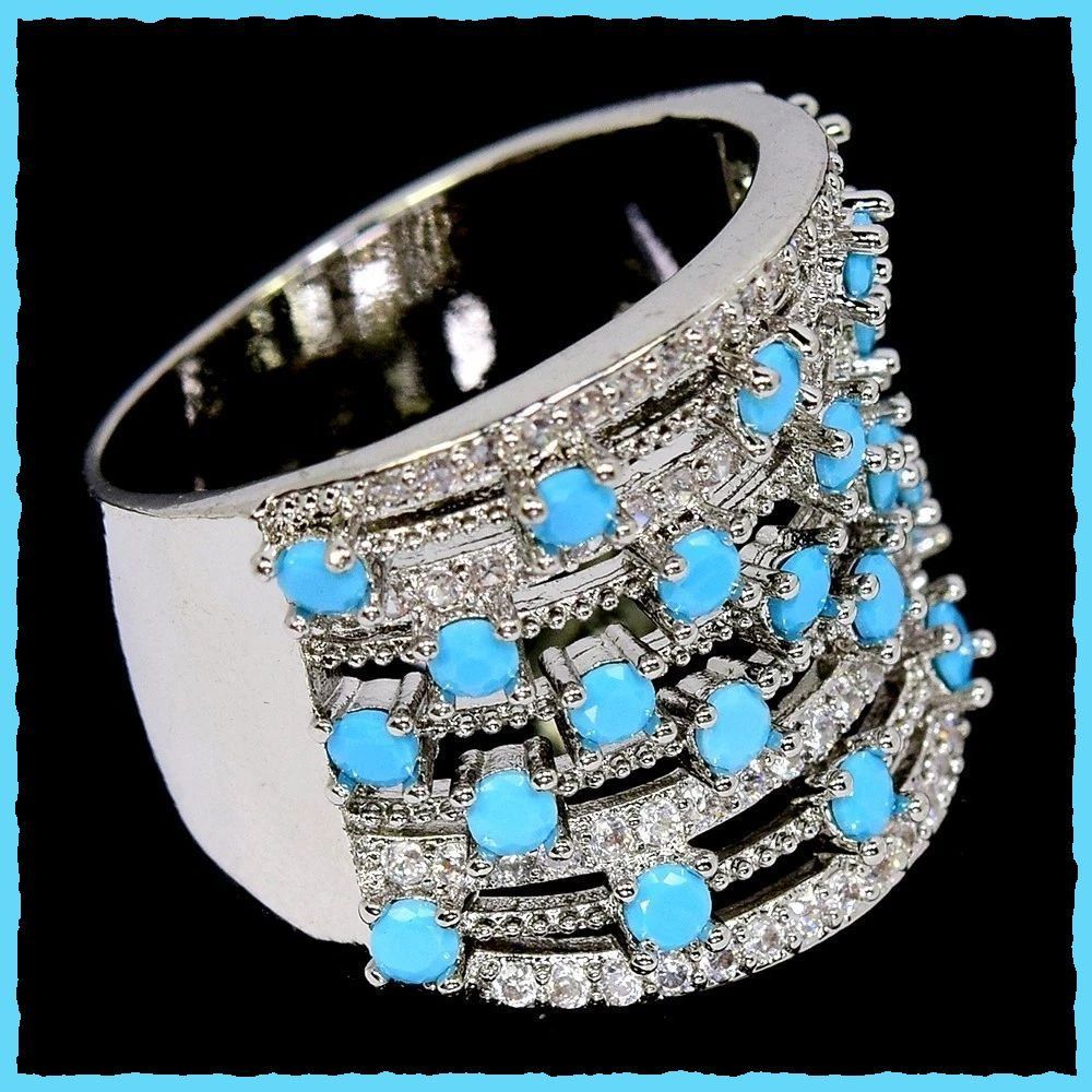 Ringe: Bezaubernder Ring mit Türkis 925 Silber – Neu und originalverpackt aus Oberglatt ZH von Diamond-Girl 1