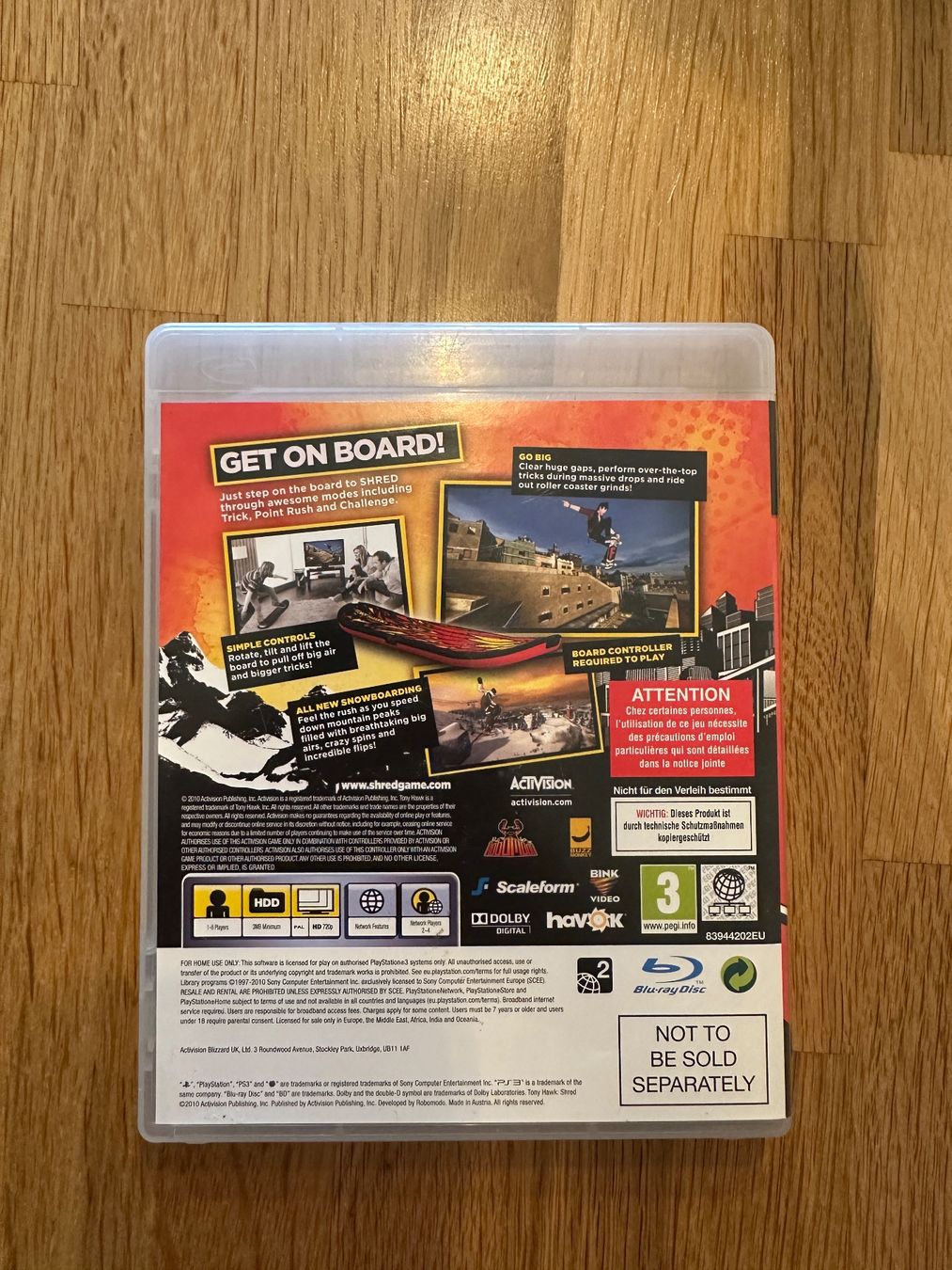 Sony Giochi: Tony Hawk Shred / Playstation 3 – Usato da Oberengstringen venduto da sasej 2