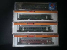 4 Spur N Personenwagen