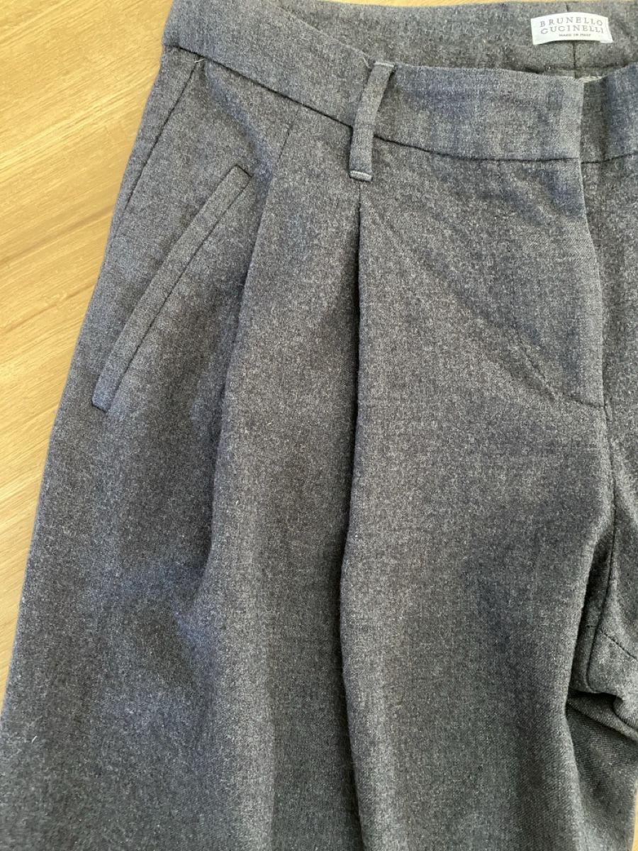 Brunello Cucinelli Pantaloni: Brunello Cucinelli Wollhose – Usato da Igis venduto da stabile_verbindung 1