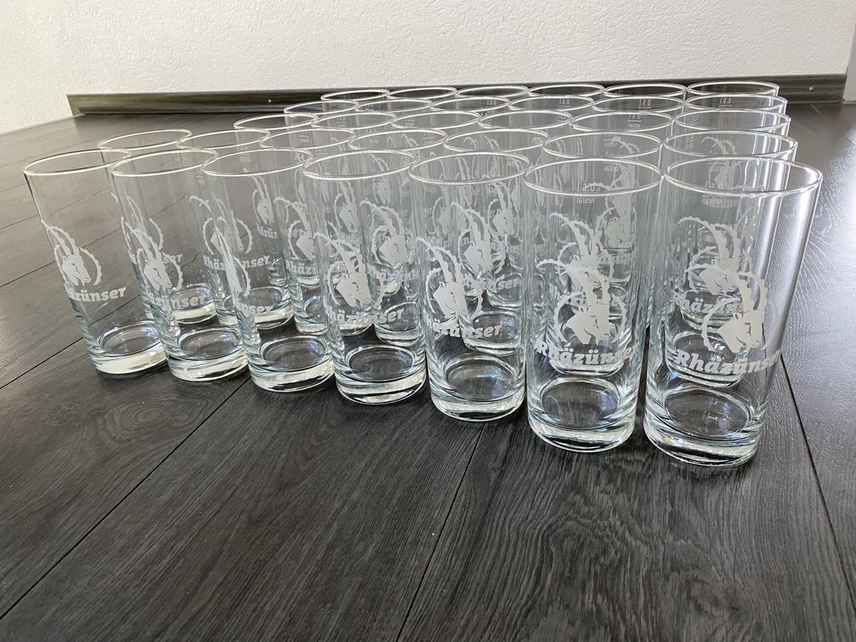 Bicchieri: 30 Gläser von Rhäzünser 5dl – Usato da Hägglingen venduto da Karin0802