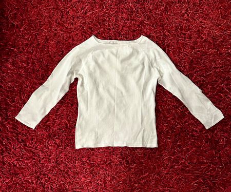 Kookai dünner Pullover Viskose weiss Gr. XS