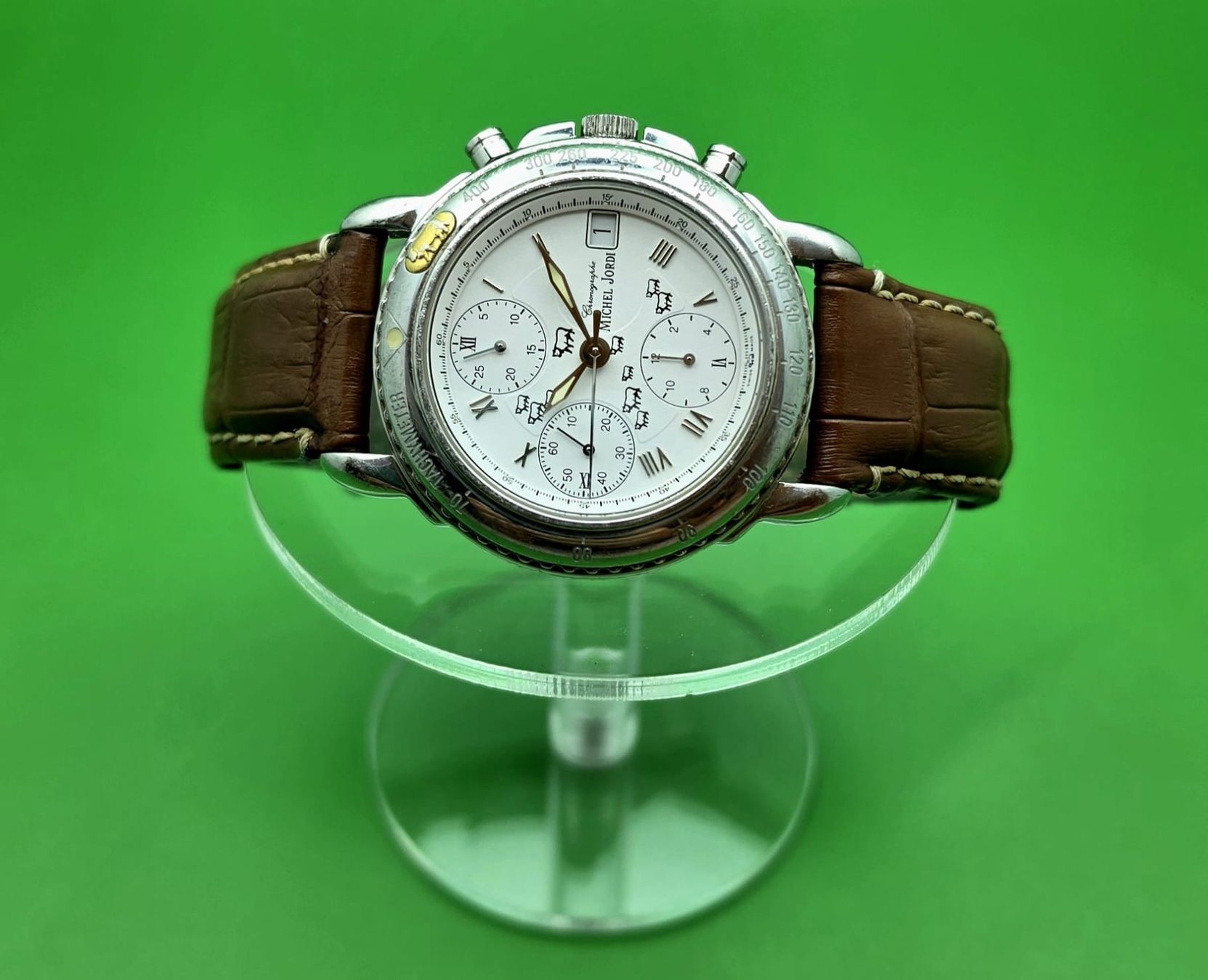 Valjoux Orologi: MICHEL JORDI ETHNO CHRONOGRAPH DATE AUTOMATIC VALJOUX – Usato da Neftenbach venduto da Taschen-Uhren 7