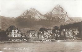 Brunnen mit Dampfschiff Schiller