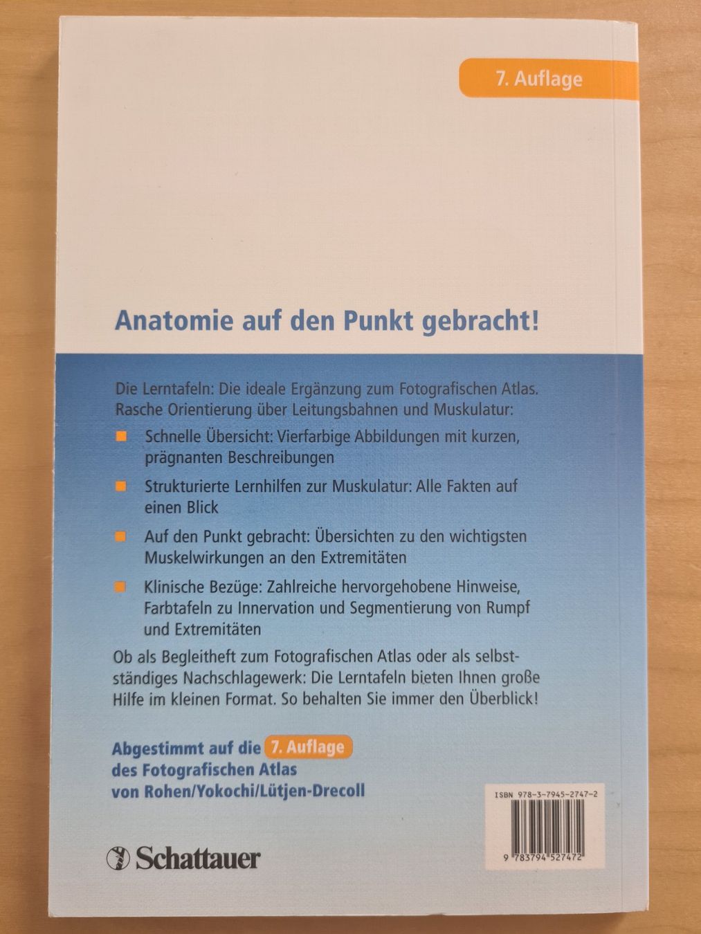 Libri: Anatomie des Menschen Die Lerntafeln – Usato da Oberwil BL venduto da Spieltopia 1