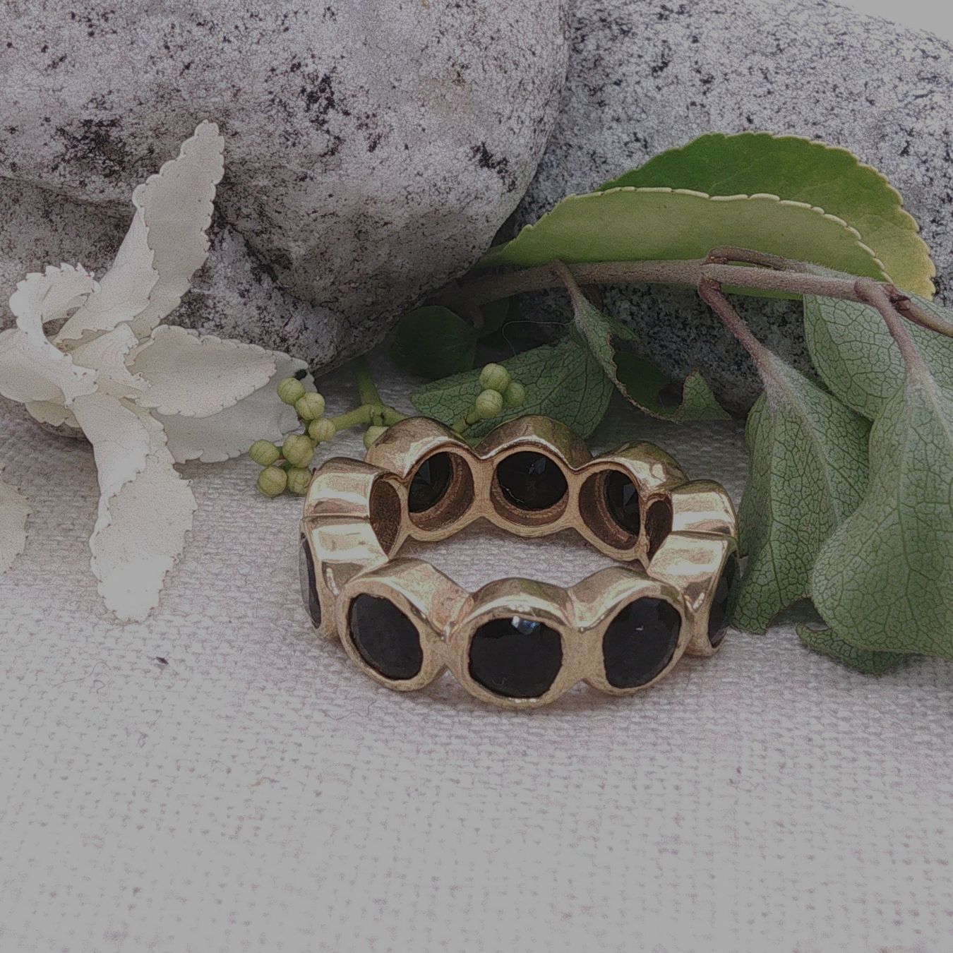 Olga Ribler Anelli: Memory Ring ONYX , Sterling Silber 925 – Grösse 55 – Nuovo (secondo la descrizione) da Luzern venduto da Schmuckoutlet