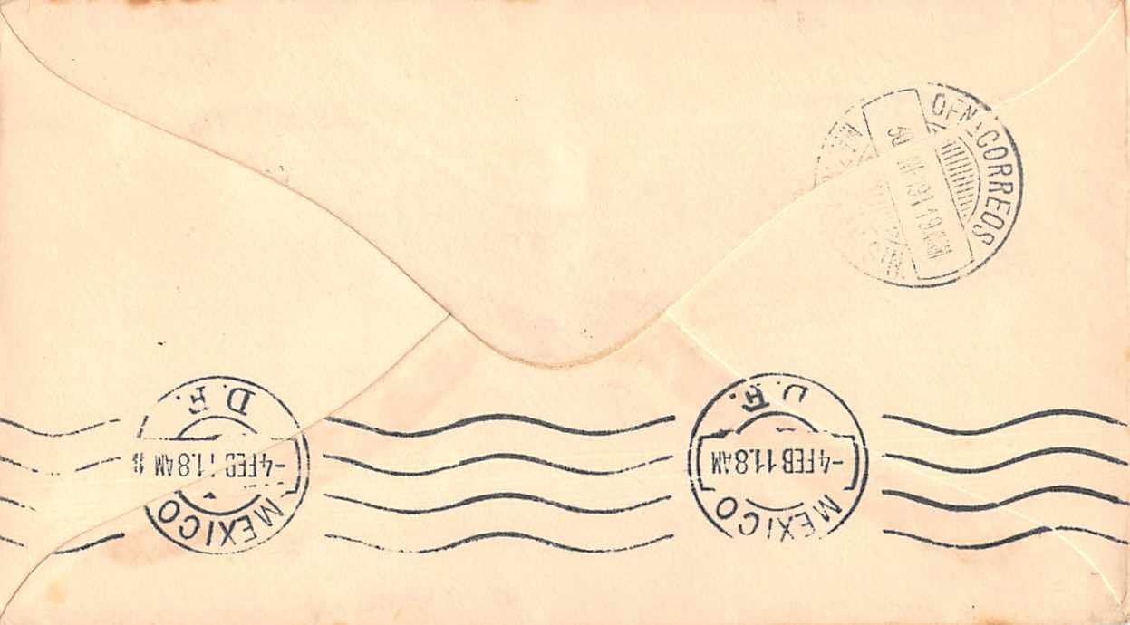 Alle Briefmarken: antike BRIEF von MEXICO 1911 - ab 1.-- – Gebraucht aus Lufingen von philatelieshop 1