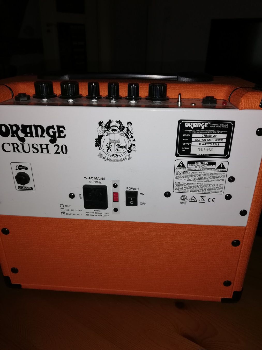 Amplificatori: Orange Crush 20 – Usato da Beringen venduto da Dose02 2